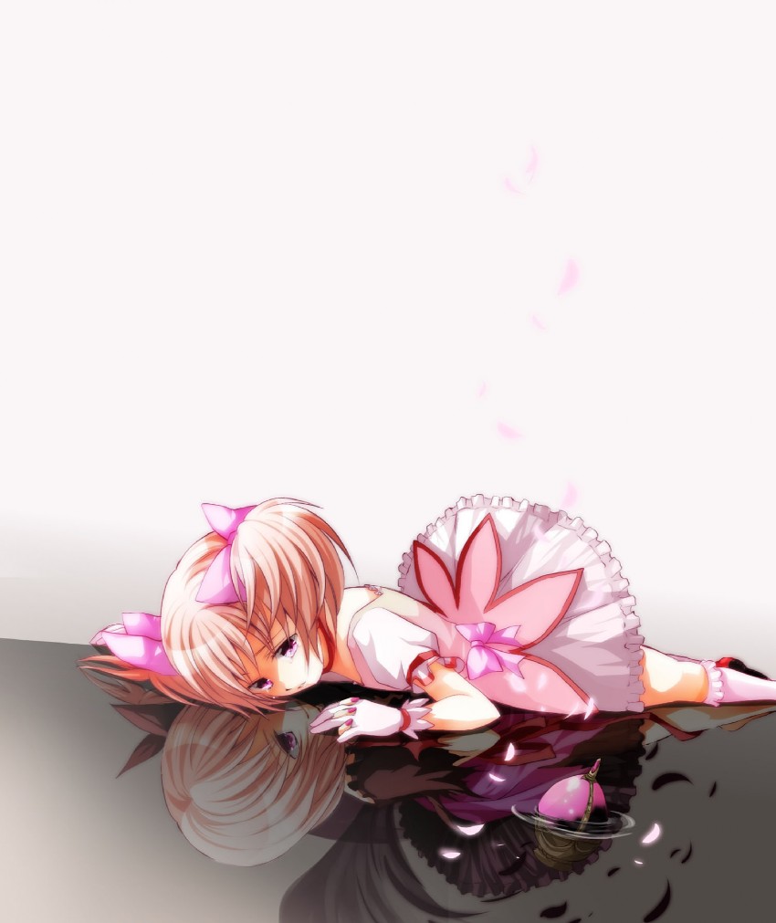 kaname madoka and kriemhild gretchen (mahou shoujo madoka magica) drawn by iroha_(shiki)