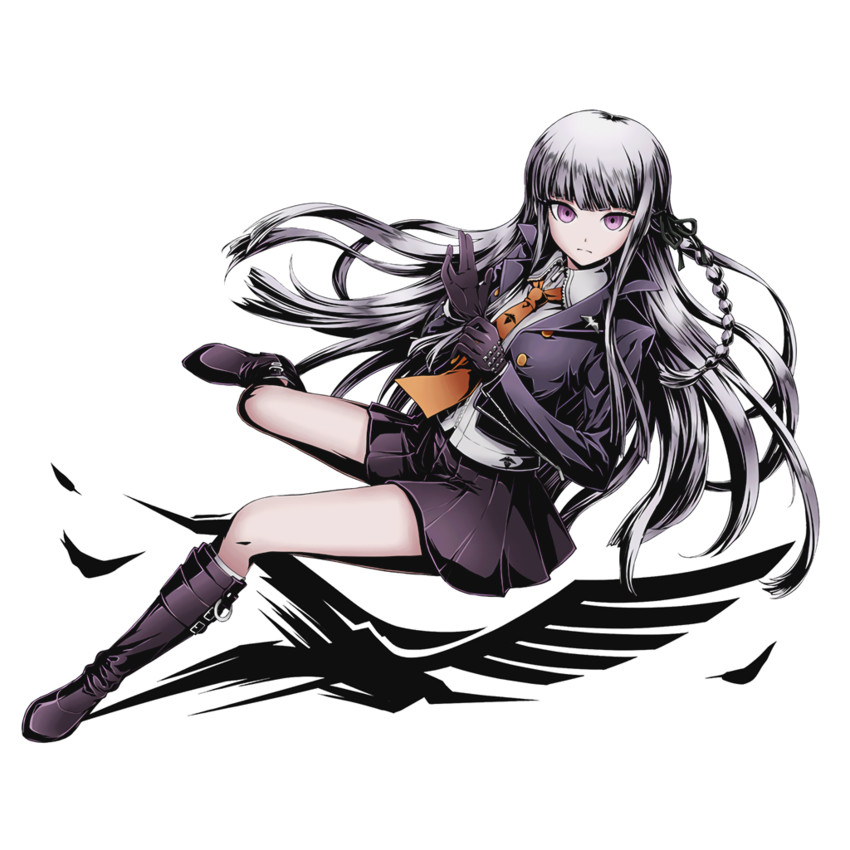 kirigiri kyoko (danganronpa and 2 more) drawn by ucmm