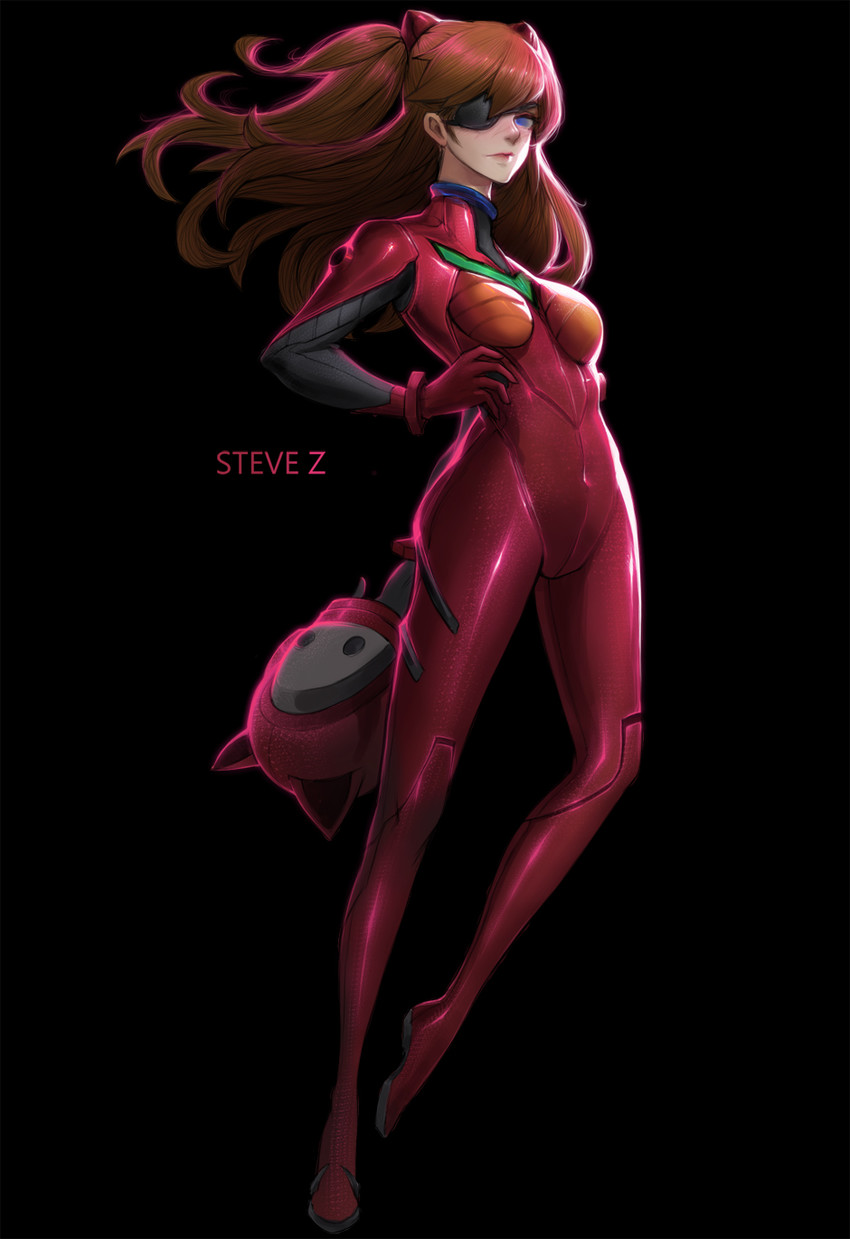 souryuu asuka langley (neon genesis evangelion and 2 more) drawn by steve_zheng