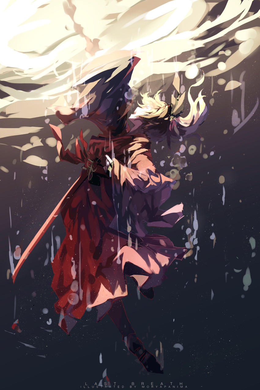 okita souji (fate and 1 more) drawn by moryapanima