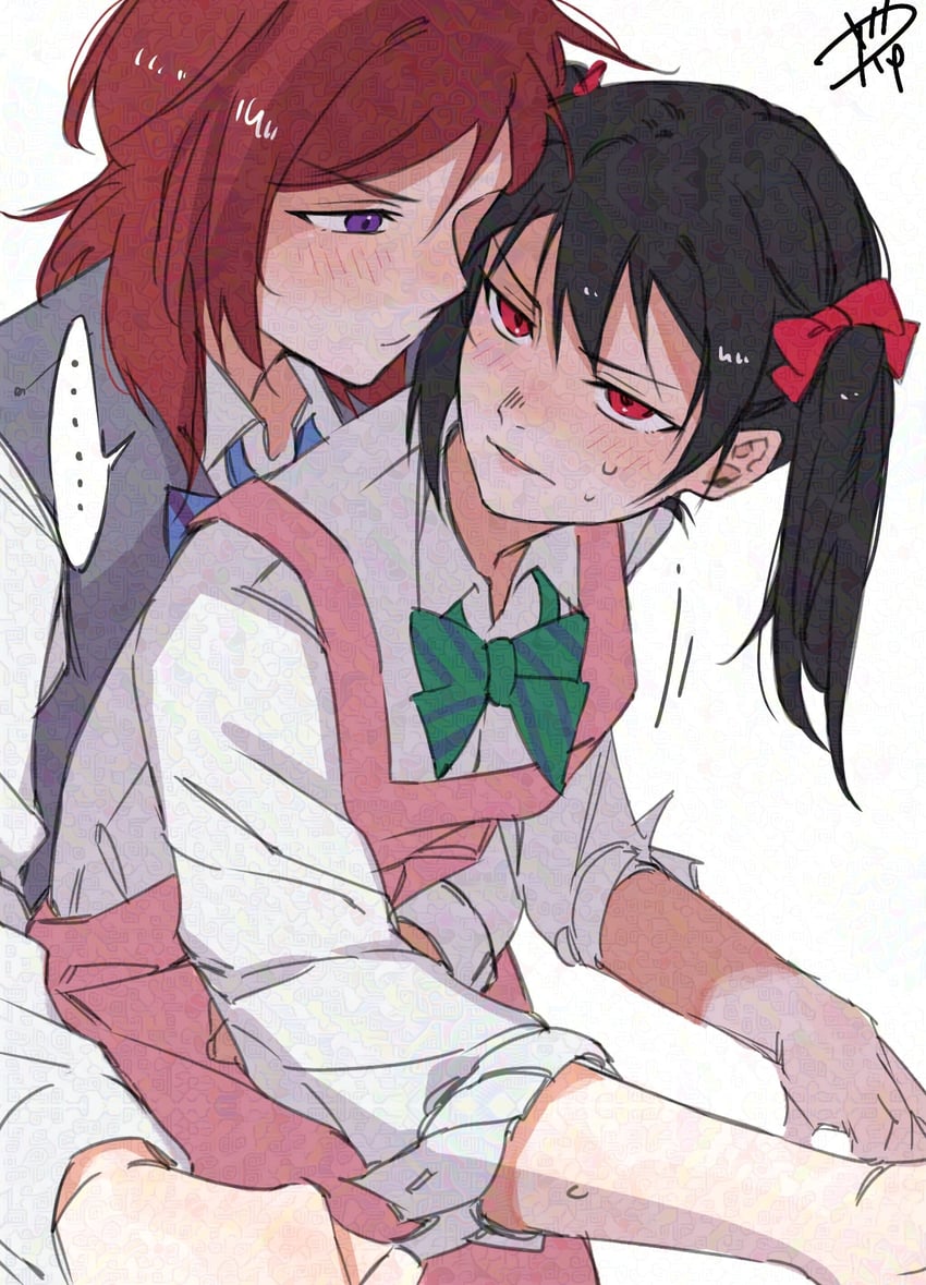 nishikino maki and yazawa nico (love live! and 1 more) drawn by surfacedxxc