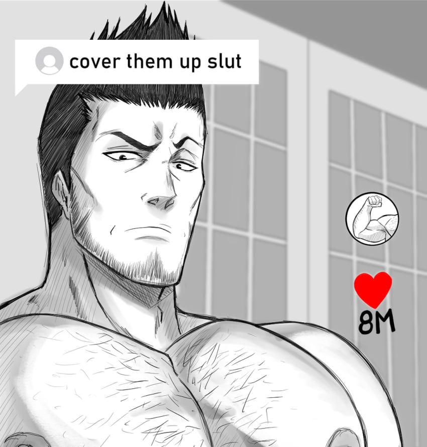 kurosaki isshin (bleach and 1 more) drawn by zapphier