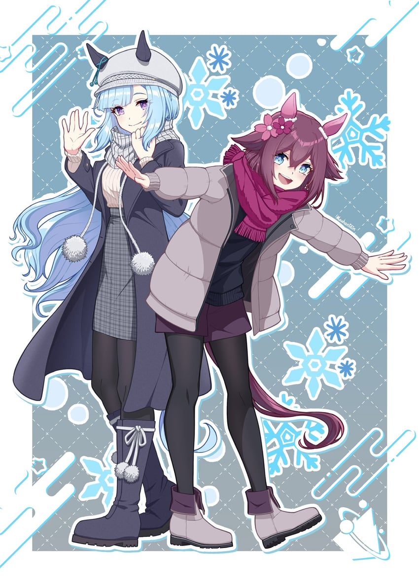 mejiro ardan and sakura chiyono o (umamusume) drawn by mouhantain