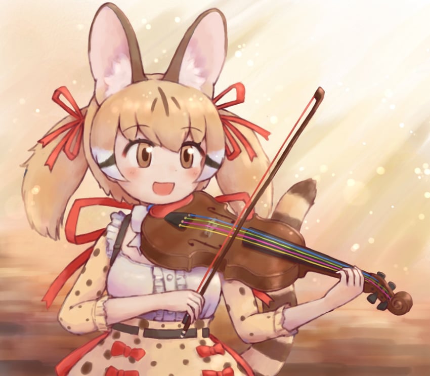 large-spotted genet (kemono friends and 1 more) drawn by zzz_ansh