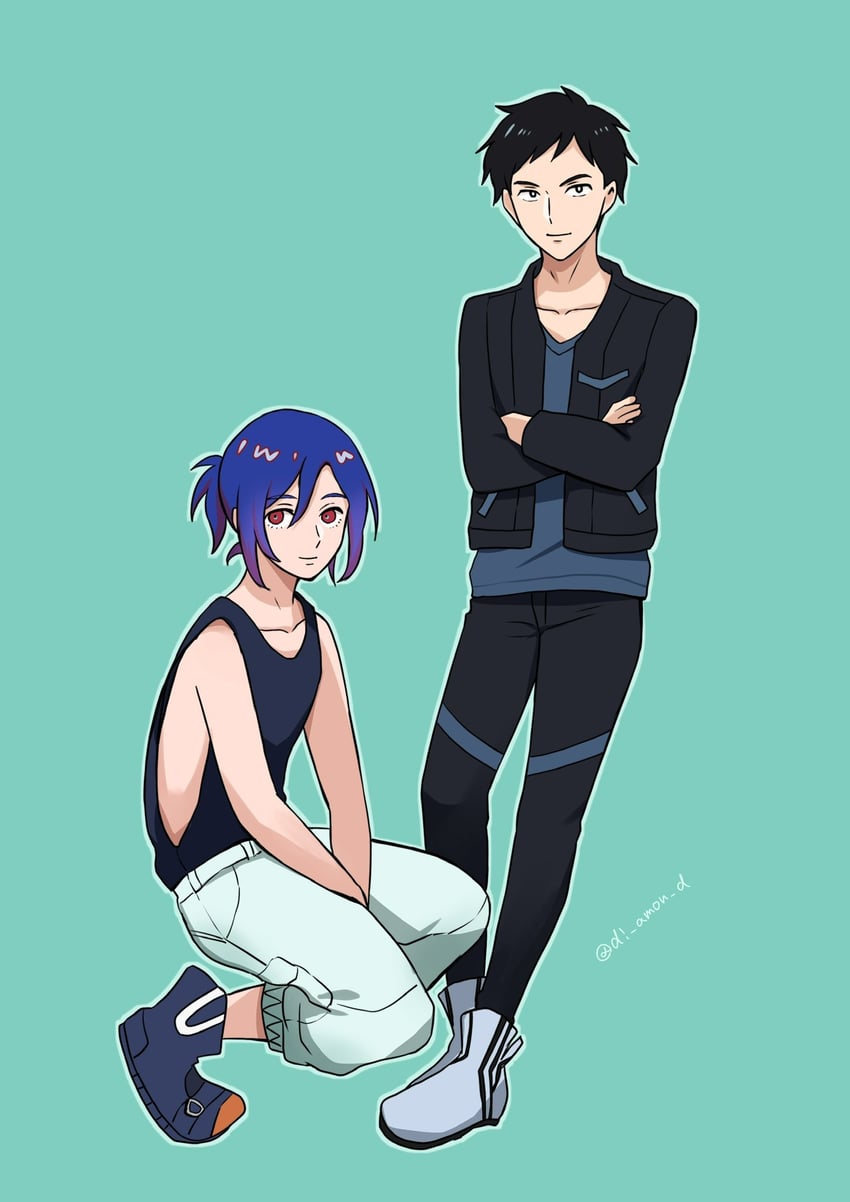 shuji ito and nabu (gundam and 1 more) drawn by di_amon_d