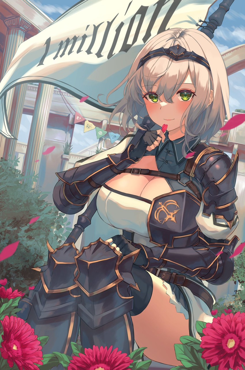 shirogane noel (hololive) drawn by roco_(rocoroco1115)