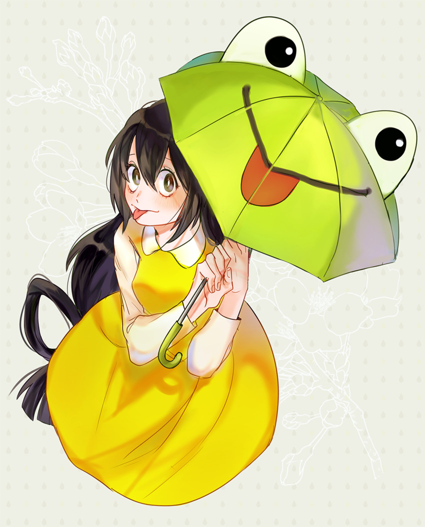 asui tsuyu (boku no hero academia) drawn by morisawa_chiaki_(charbroiler)