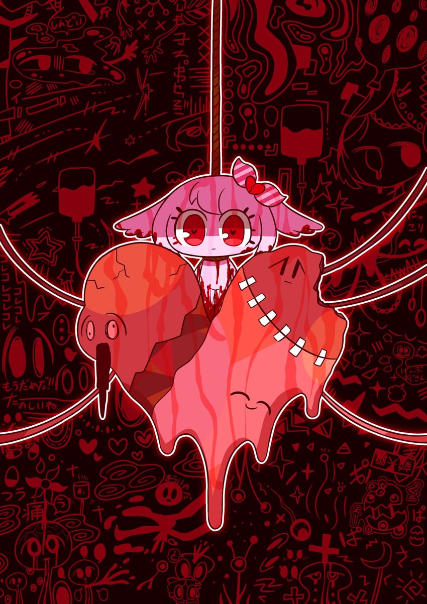 shinde-chan (original and 2 more) drawn by pepoyo