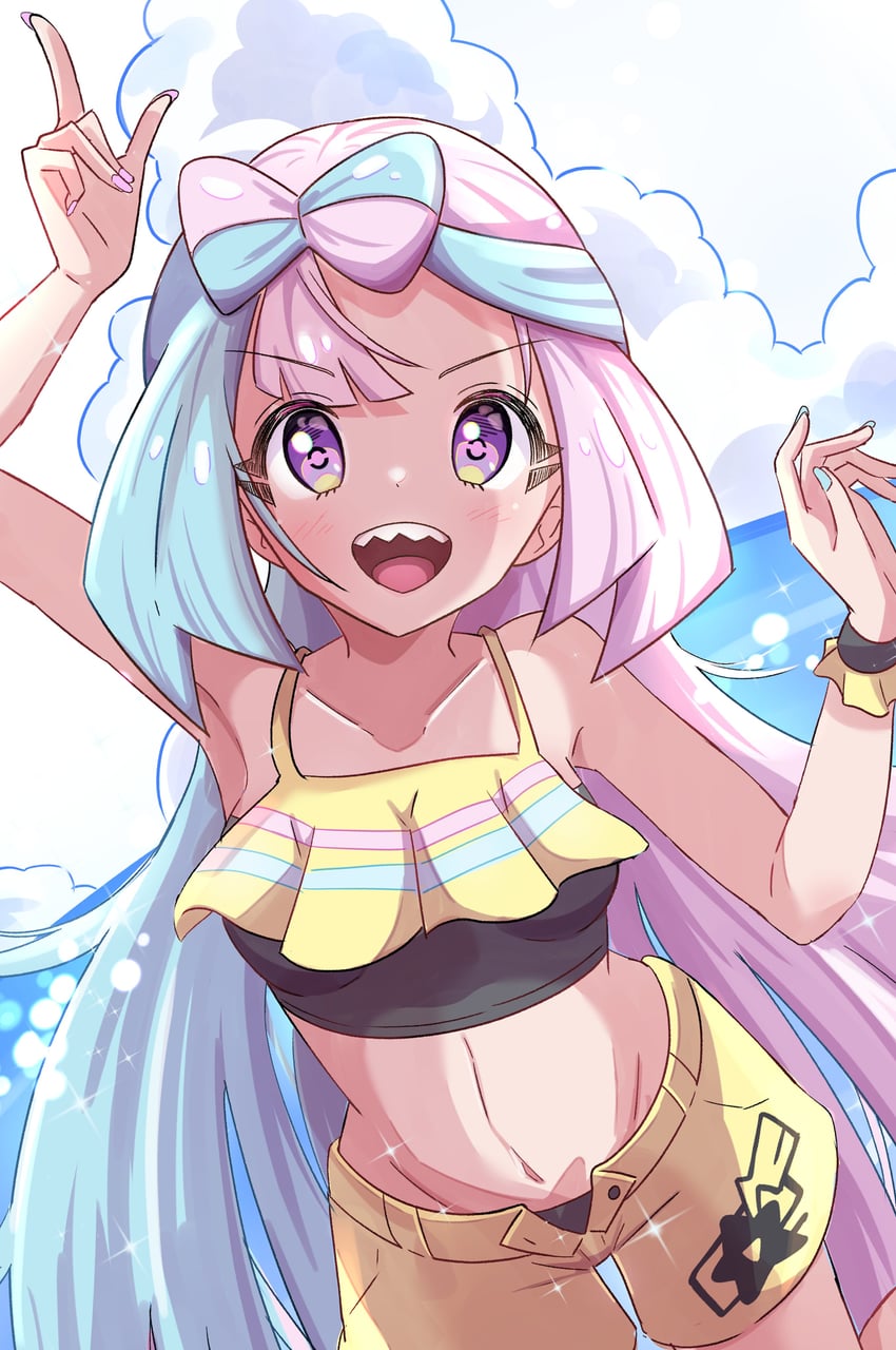 iono (pokemon and 1 more) drawn by rono_(lethys)