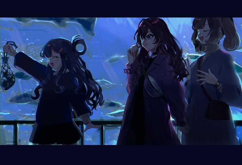 ichinose shiki, sato shin, and asari nanami (idolmaster and 1 more) drawn by nima_(nimamann)