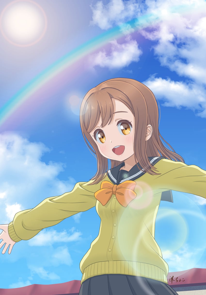 kunikida hanamaru (love live! and 1 more) drawn by junchoco1207
