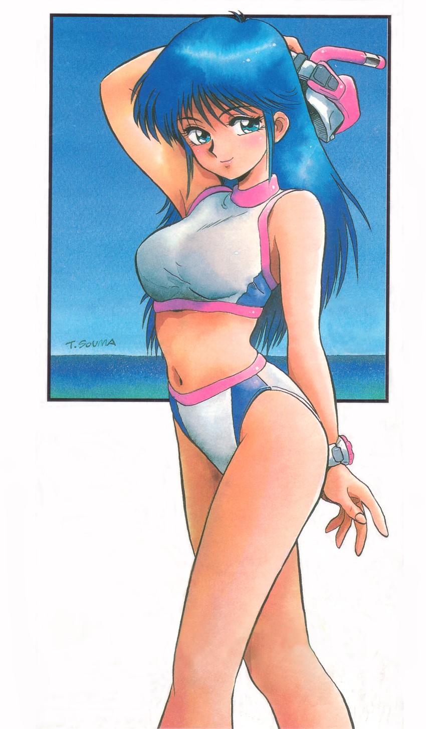 ayukawa madoka (kimagure orange road) drawn by t._souma