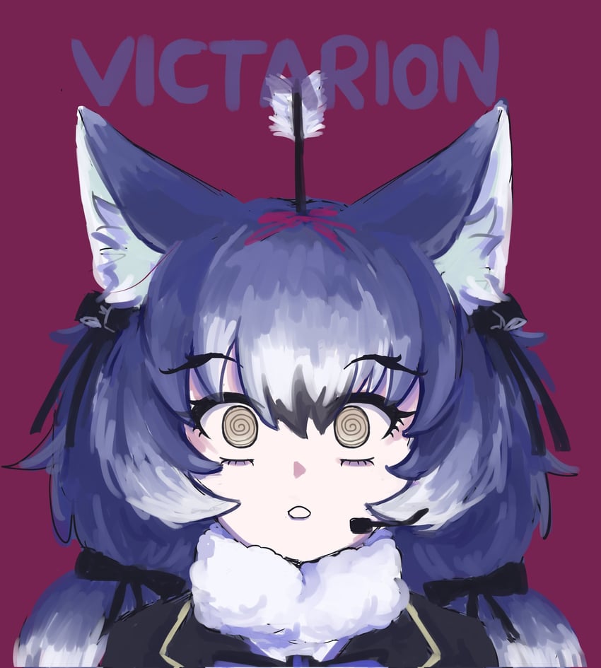 dire wolf (kemono friends and 1 more) drawn by victarionsc