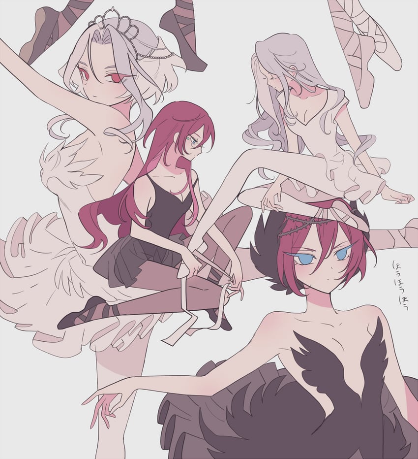 saegusa ibara and ran nagisa (ensemble stars!) drawn by meremero