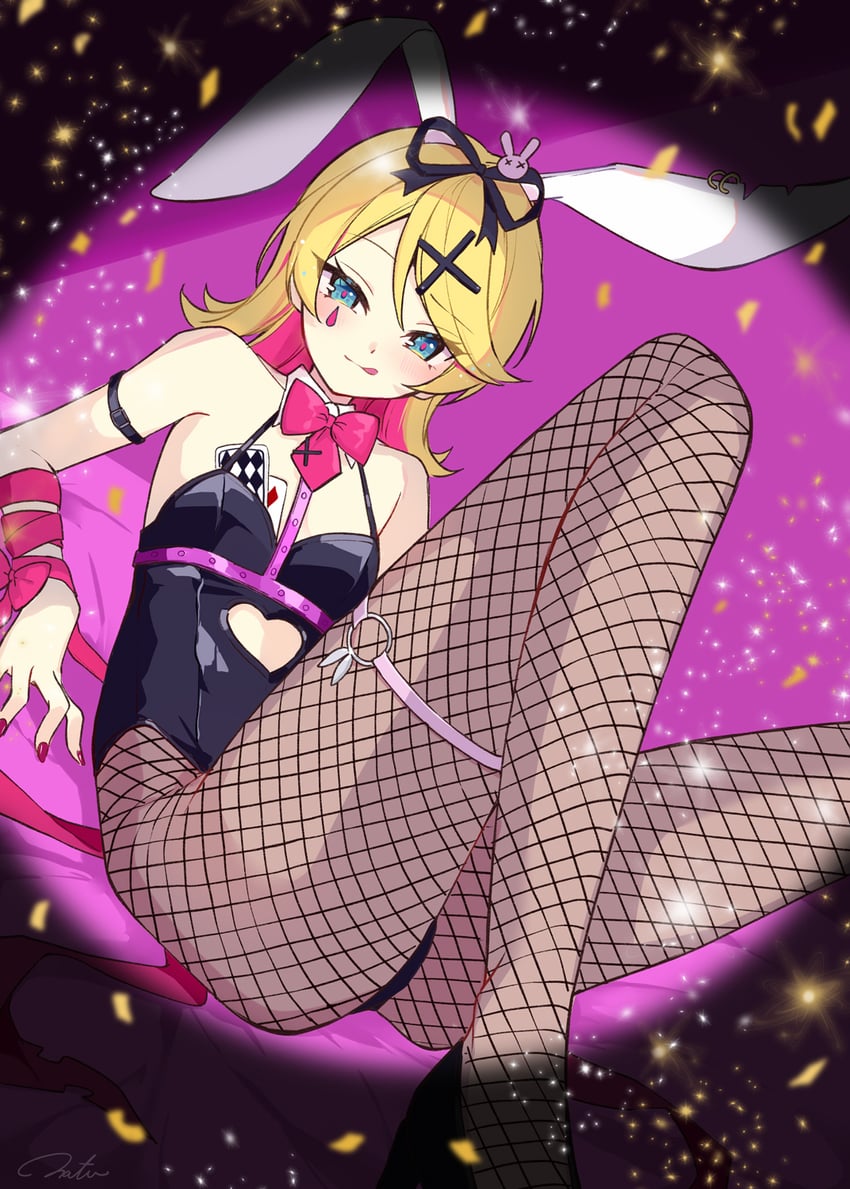 kagamine rin (vocaloid and 1 more) drawn by hazuki_natsu