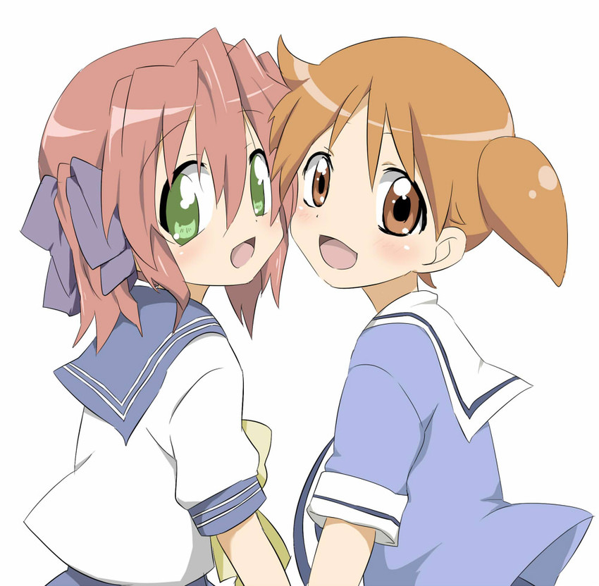 kobayakawa yutaka and mihama chiyo (lucky star and 1 more) drawn by maruki_(punchiki)
