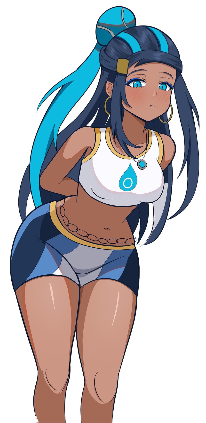 nessa (pokemon and 1 more) drawn by yissou_art
