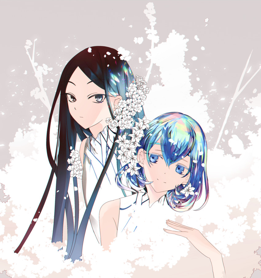 diamond and bort (houseki no kuni) drawn by bamil_(kombami)