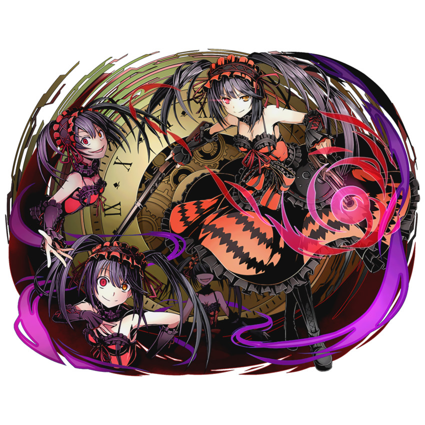 tokisaki kurumi (date a live and 1 more) drawn by ucmm