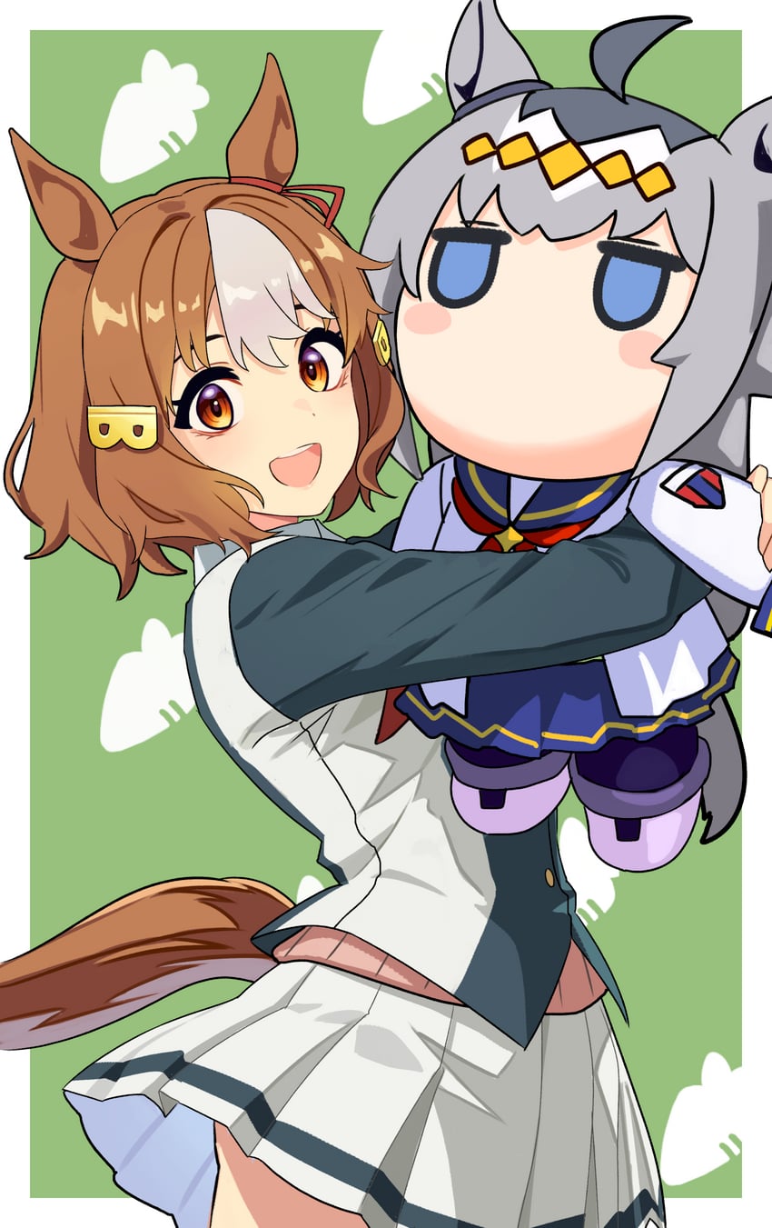 oguri cap and belno light (umamusume and 1 more) drawn by reibun_(raven1119)