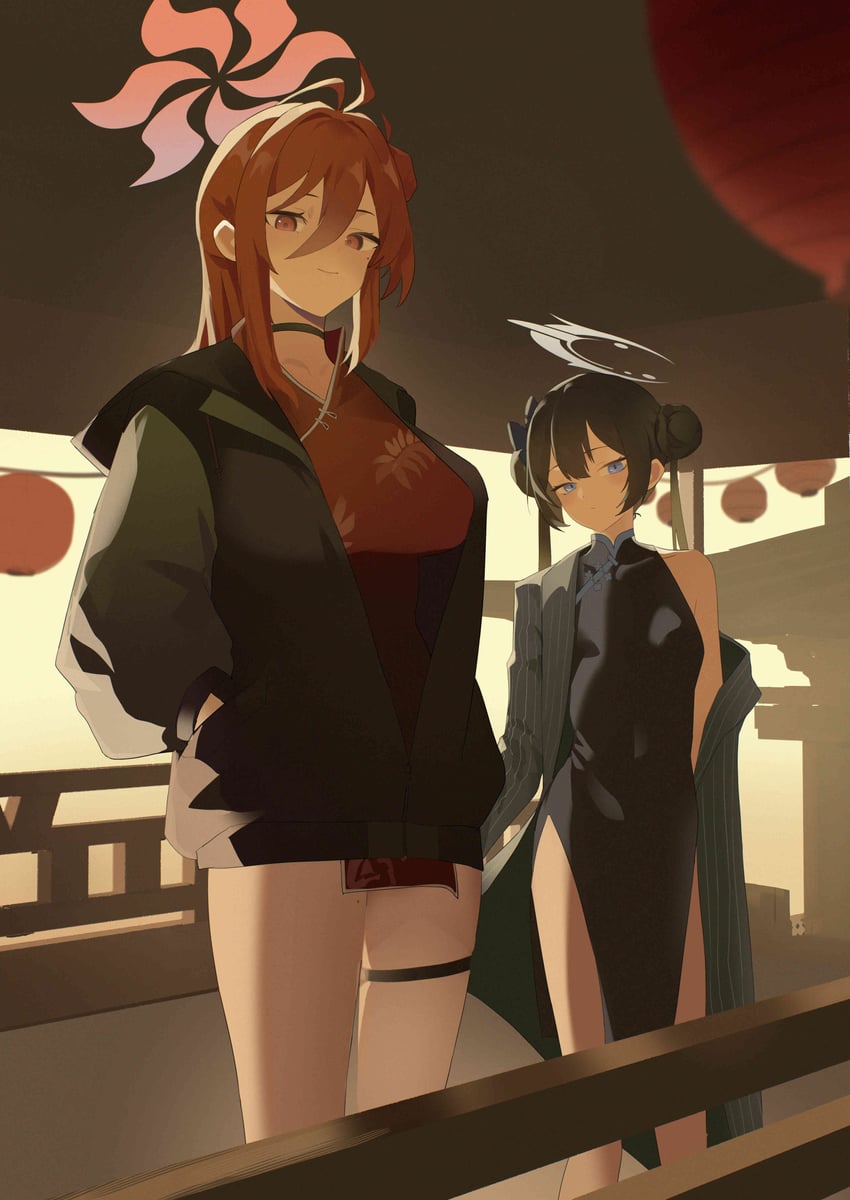 kisaki and reijo (blue archive) drawn by toriko_(honmono)