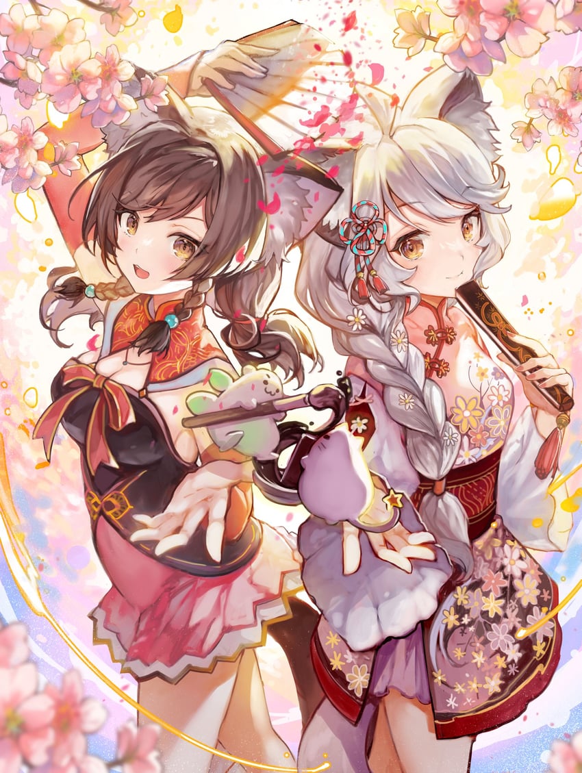 lily linglan and margaret (cloud horizon) drawn by sibyl