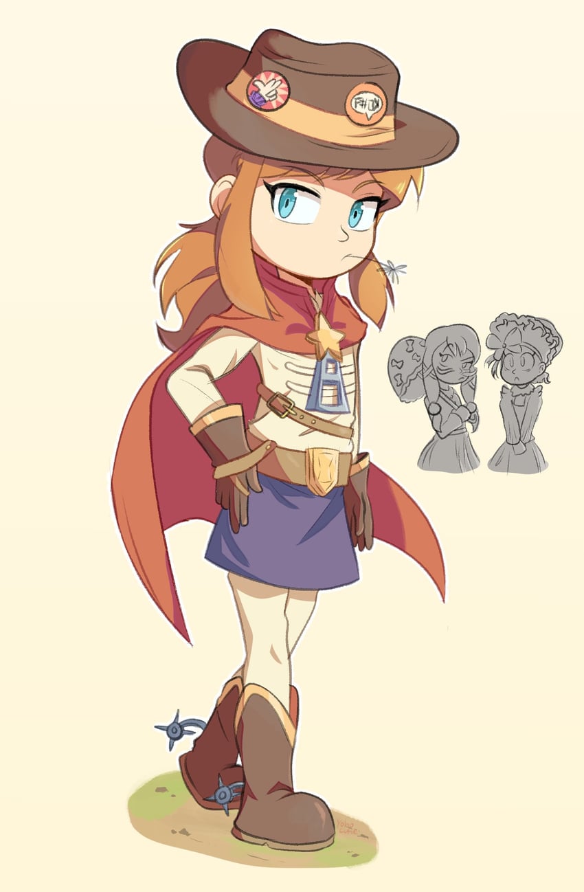 hat kid, bow kid, and mustache girl (a hat in time) drawn by yohocutie