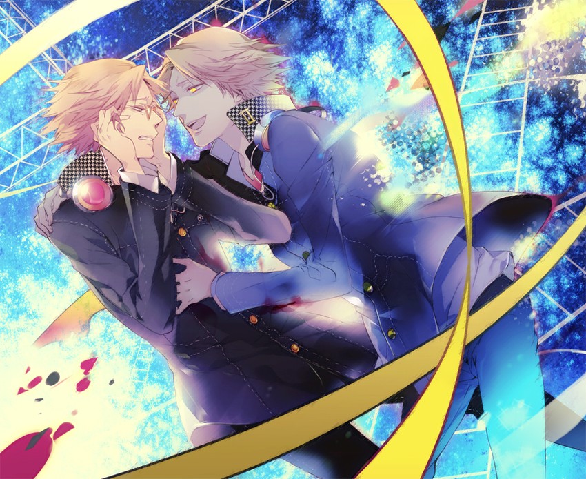 hanamura yousuke (persona and 1 more) drawn by futaba_hazuki