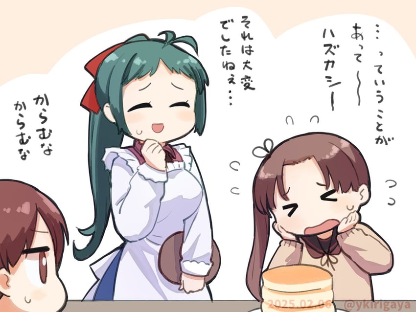 shikinami, ayanami, irako, and ayanami kai ni (kantai collection) drawn by kirigaya_yuuji