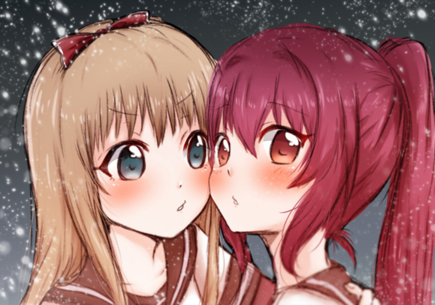toshinou kyouko and sugiura ayano (yuruyuri) drawn by haru_(haru920)