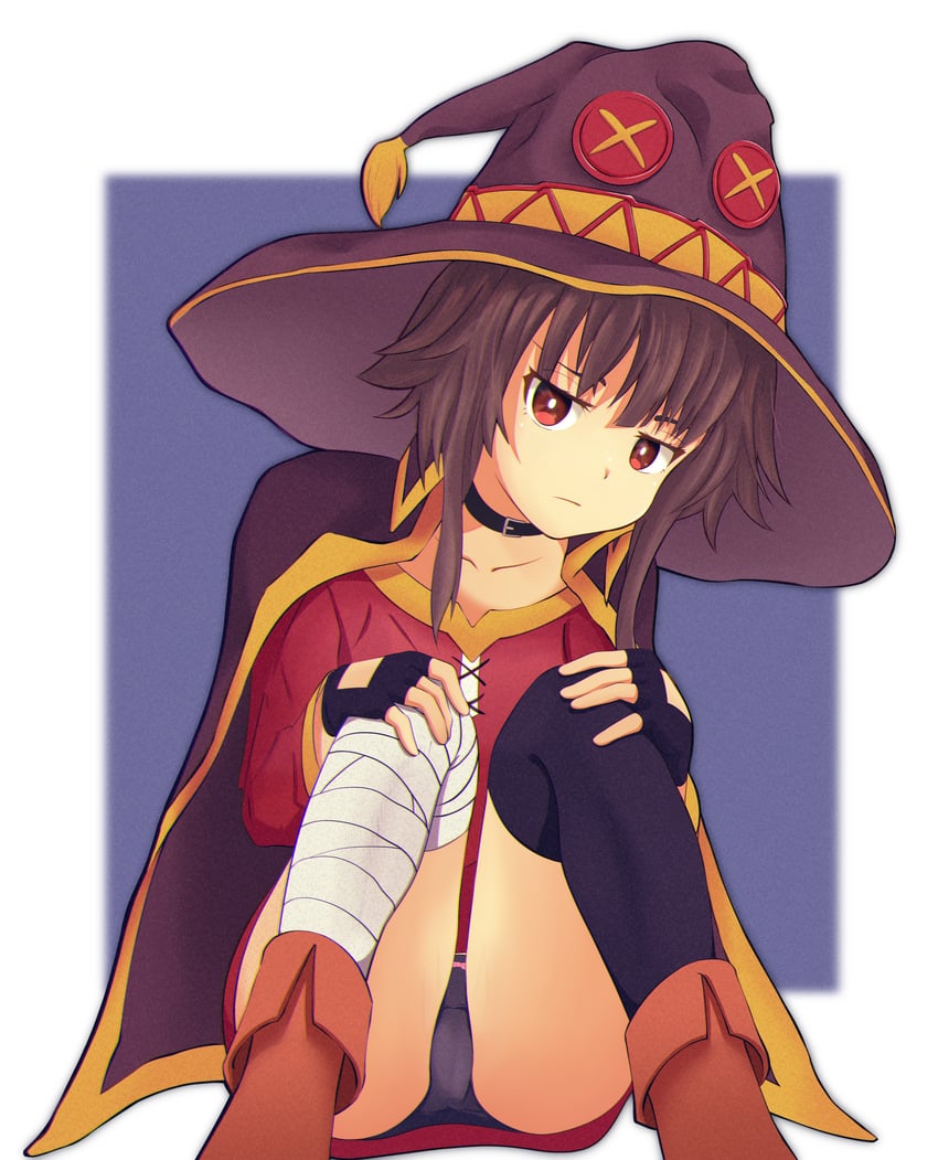 megumin (kono subarashii sekai ni shukufuku wo!) drawn by funcle