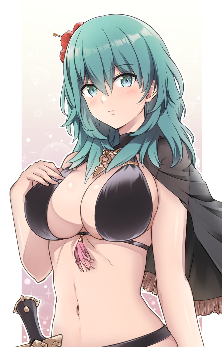 female byleth (fire emblem and 2 more) drawn by komurice