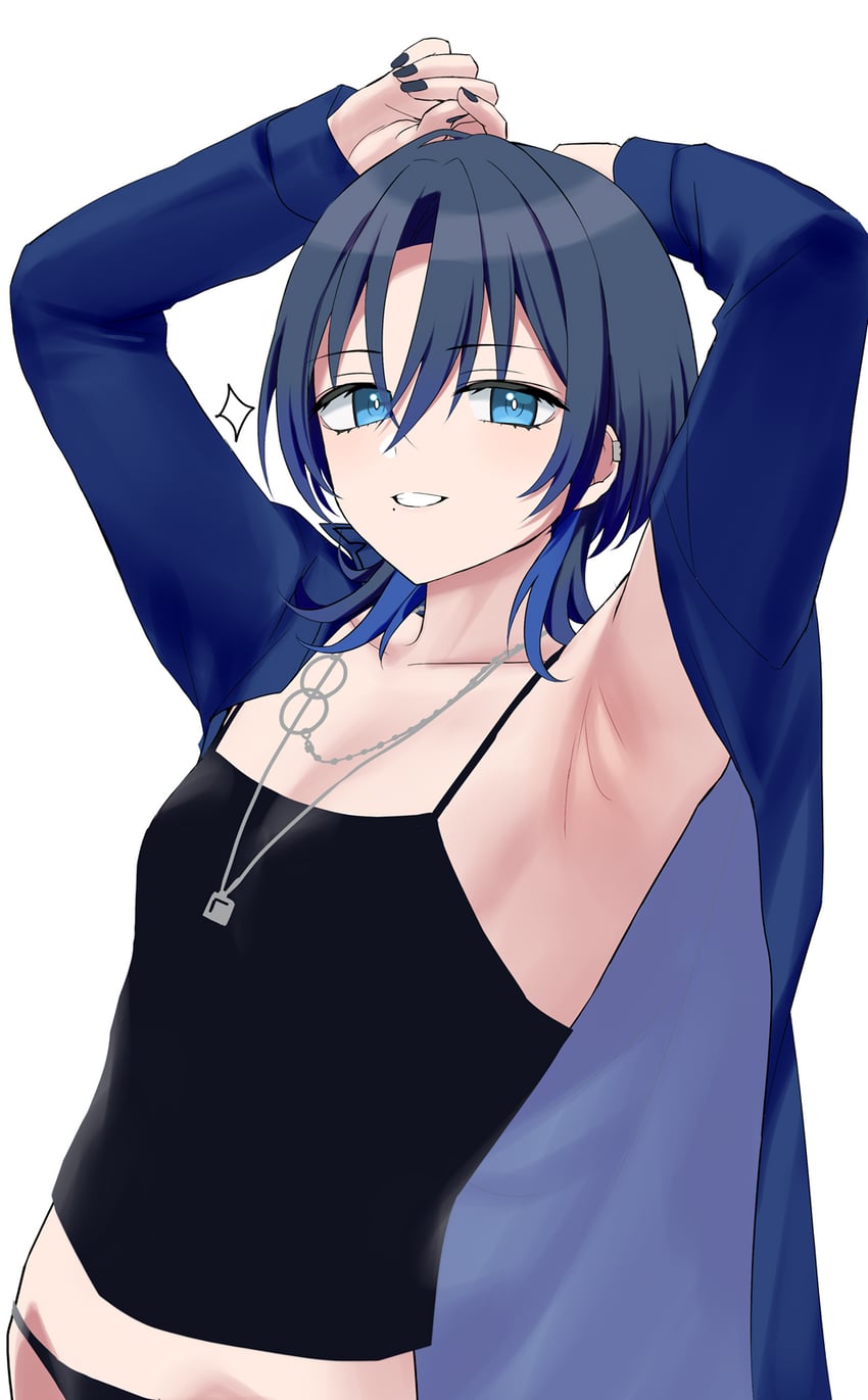 hiodoshi ao (hololive and 1 more) drawn by maamu