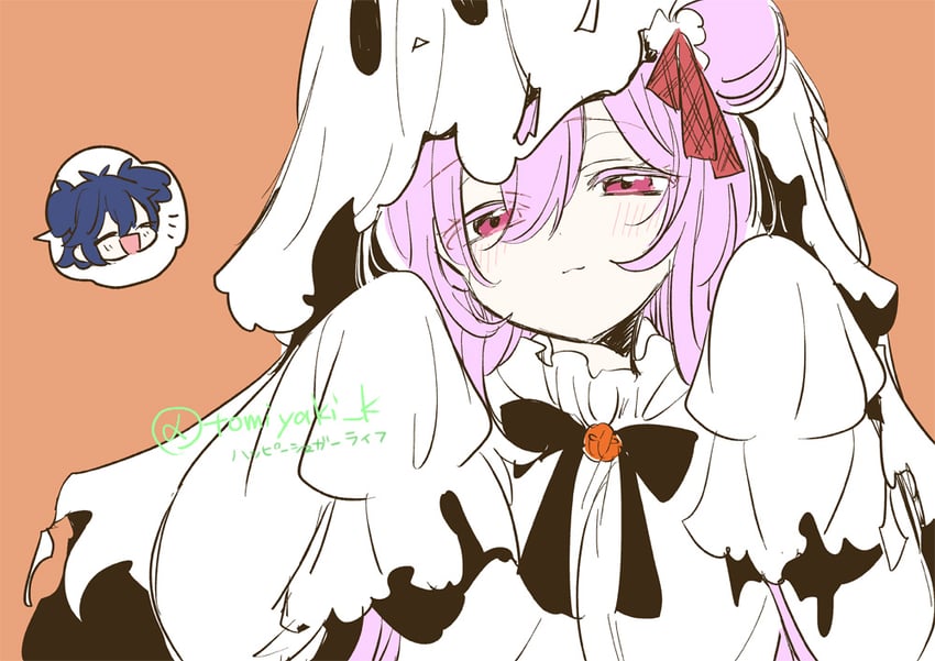 matsuzaka satou and koube shio (happy sugar life) drawn by kagisora_tomiyaki