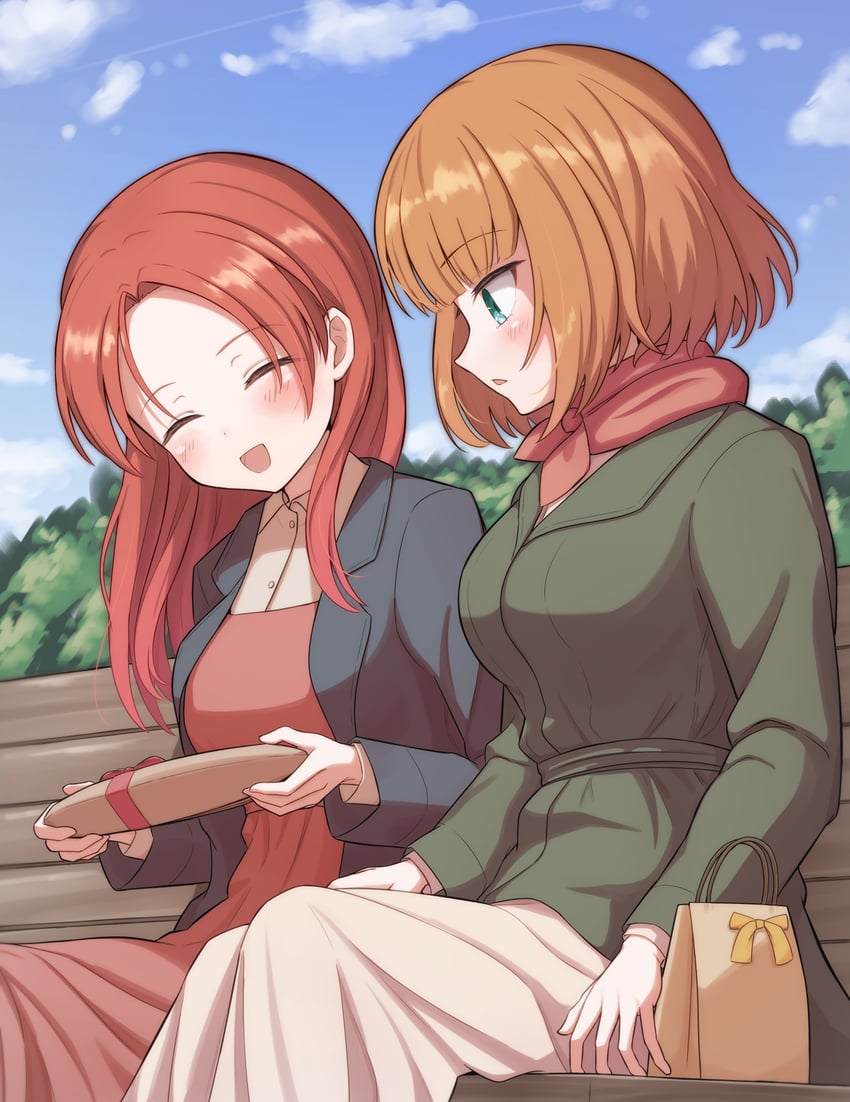 minna-dietlinde wilcke and gundula rall (world witches series and 2 more) drawn by shionic_zm