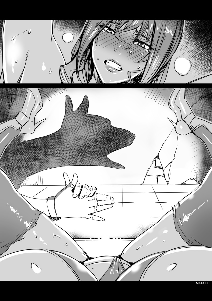 uehara rin (taimanin and 1 more) drawn by fei_(maidoll)