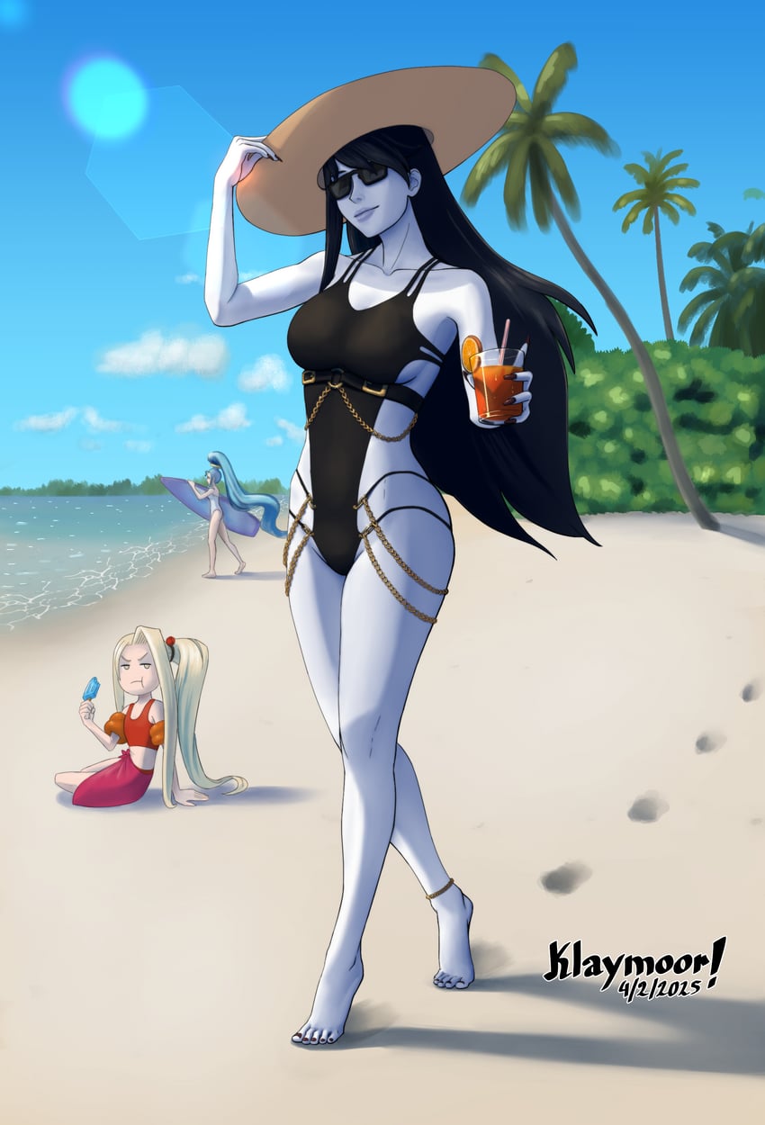 viridi, medusa, pandora, and amazon pandora (kid icarus and 1 more) drawn by klaymoor