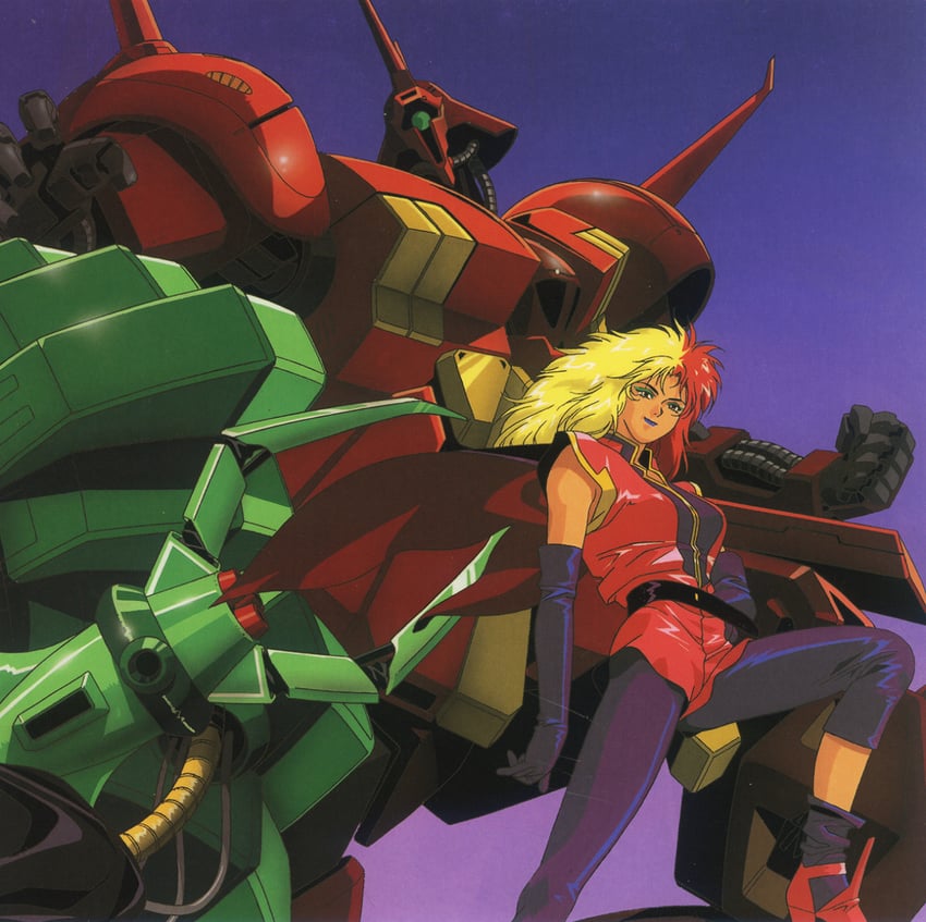 chara soon, r-jarja, and hamma hamma (gundam and 1 more) drawn by kitazume_hiroyuki
