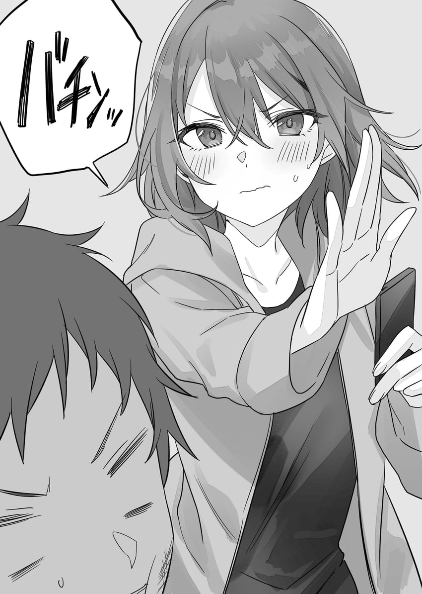 kohinata iroha and ooboshi akiteru (tomodachi no imouto ga ore ni dake uzai) drawn by tomari_(veryberry00)