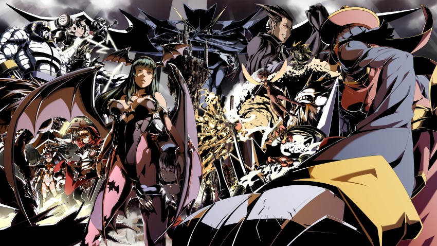 morrigan aensland, lilith, felicia, hsien-ko, b.b. hood, and 14 more (darkstalkers) drawn by kenoko500