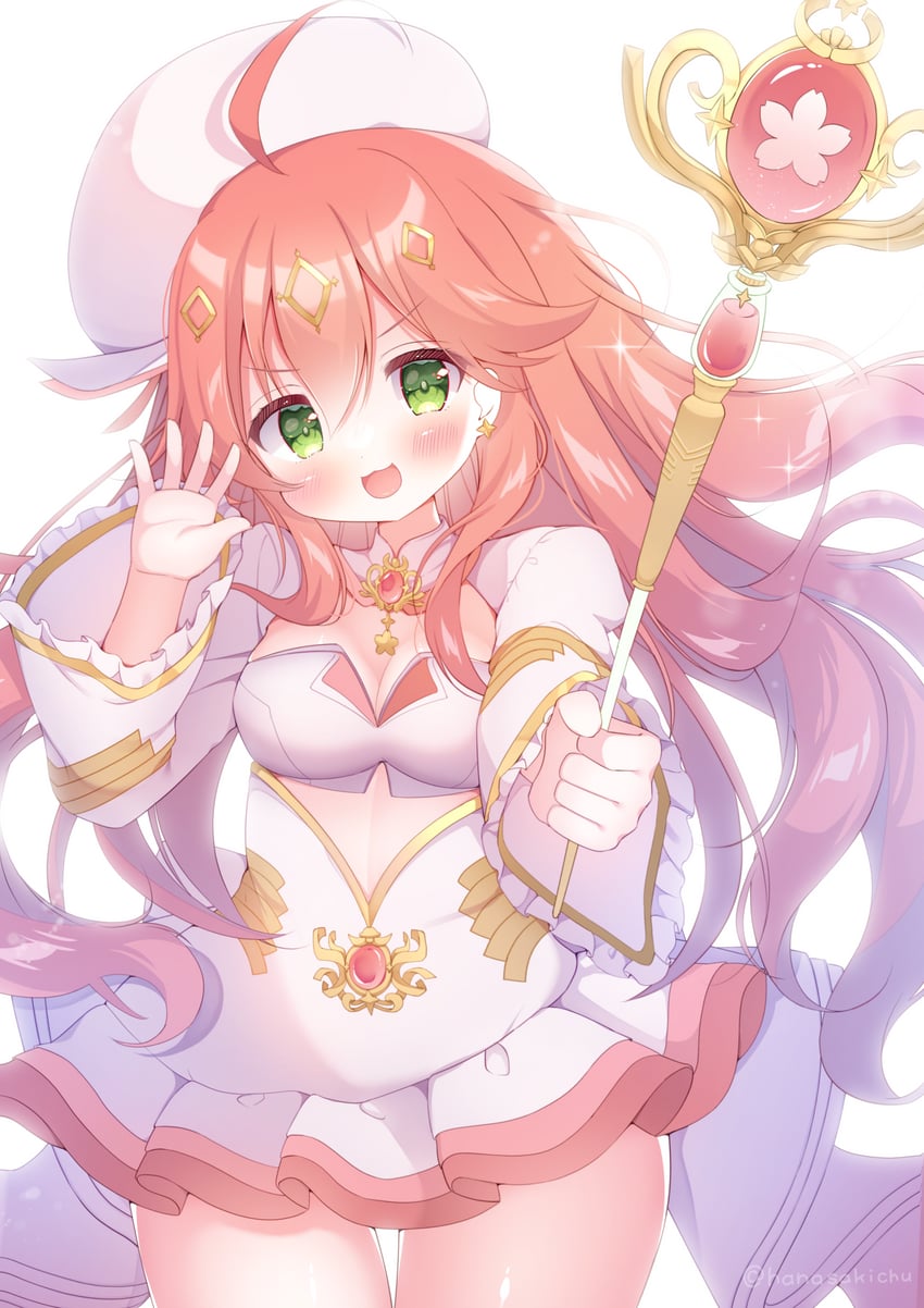 sakura miko (hololive and 1 more) drawn by hanasakichu