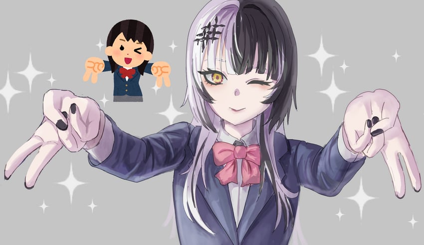shiori novella (hololive and 2 more) drawn by nonono_0147