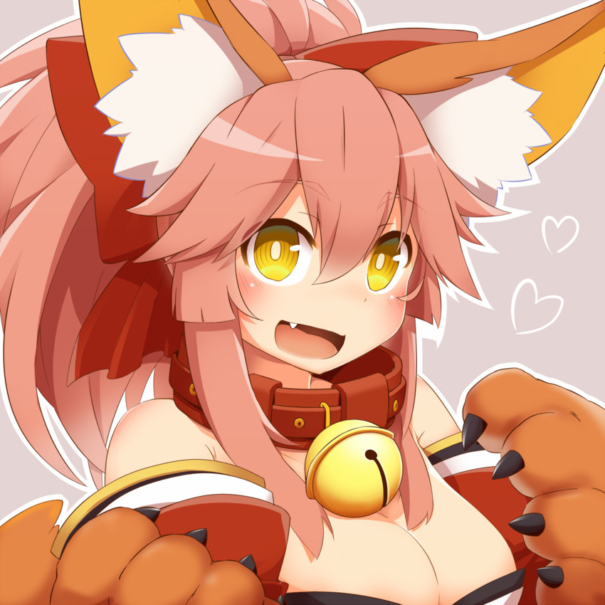 tamamo and tamamo cat (fate and 1 more) drawn by hinotama_(hinotama422)