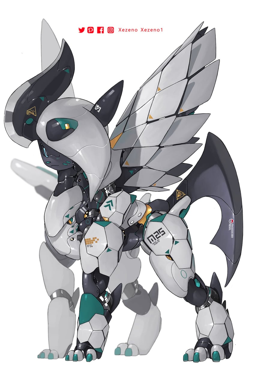 absol (original and 1 more) drawn by xezeno
