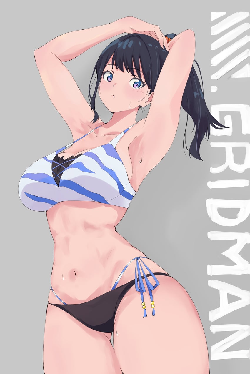 takarada rikka (gridman universe and 1 more) drawn by s4ika