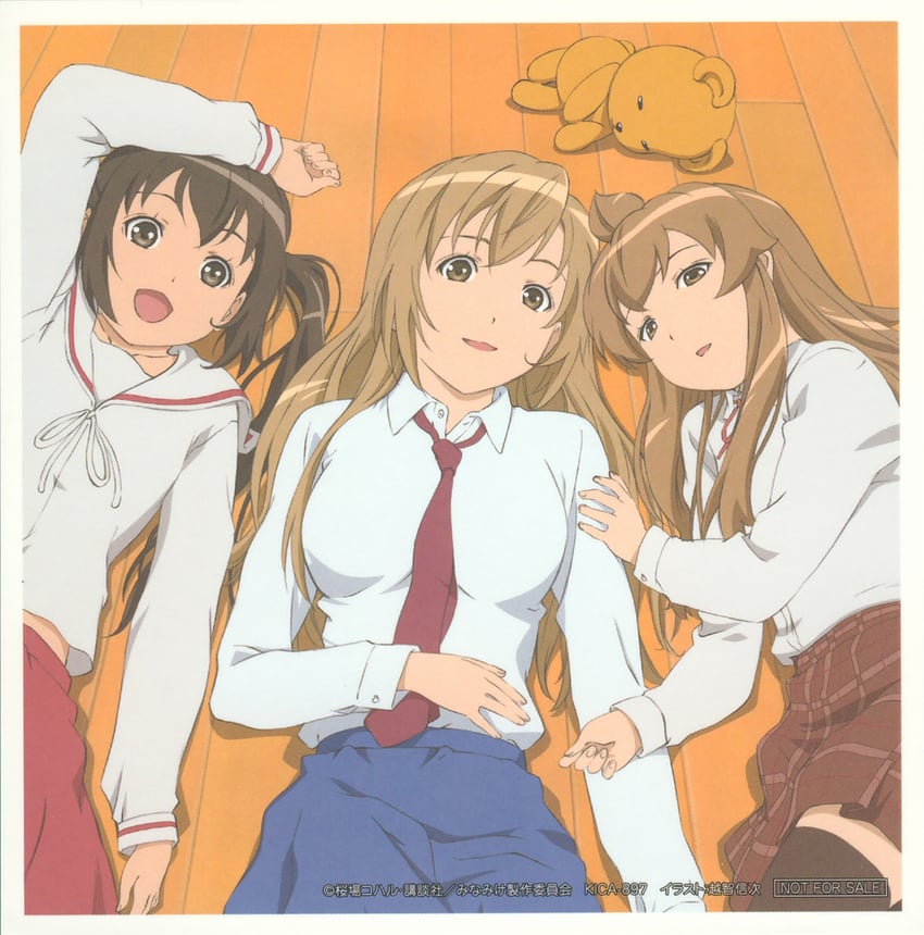 minami kana, minami chiaki, minami haruka, and fujioka-kuma (minami-ke) drawn by ochi_shinji
