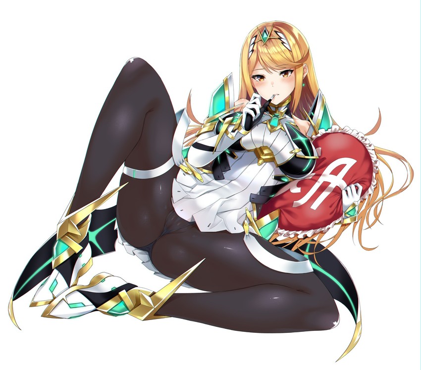 mythra (xenoblade chronicles and 2 more) drawn by yuuki_shin