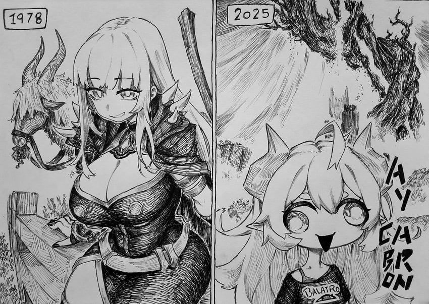 mori calliope and chibidoki (hololive and 3 more) drawn by chronozbergh