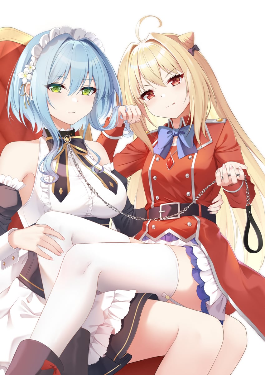 terakomari gandezblood and villhaze (hikikomari kyuuketsuki no monmon) drawn by rko_(a470350510)