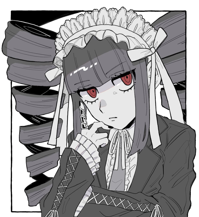 celestia ludenberg (danganronpa and 1 more) drawn by muro_(nrvc5252)